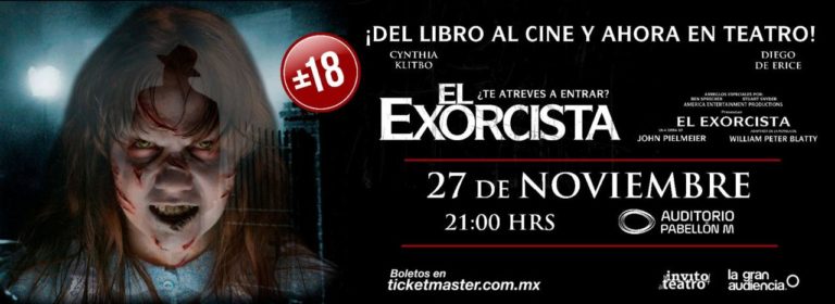 Llega este miércoles el terror al Auditorio Pabellón M