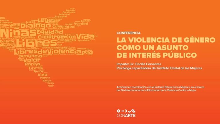 CONARTE fortalece la cultura de la no violencia hacia las mujeres