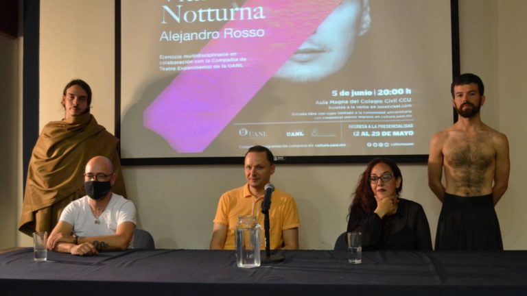 Presentará Alejandro Rosso ‘Vita Notturna’ en Colegio Civil de la UANL