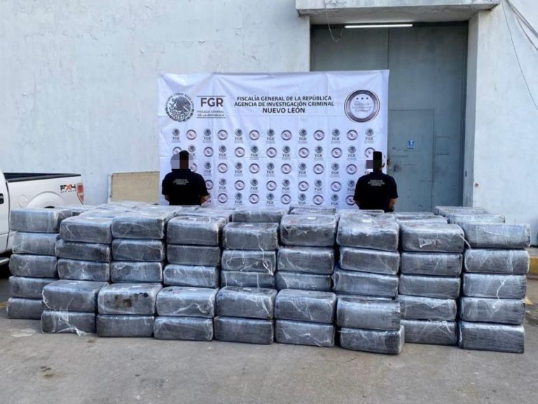 FGR asegura más de dos toneladas de marihuana en Nuevo León
