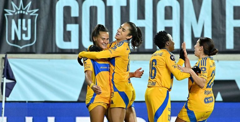 Empate entre Tigres Femenil y Gotham FC en la Concacaf Champions Cup W 2024