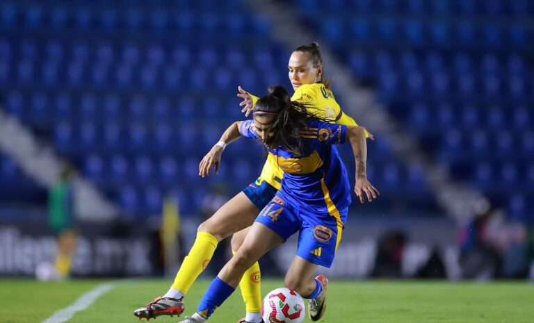 Empatan aguilas y amazoinas tigres femenil