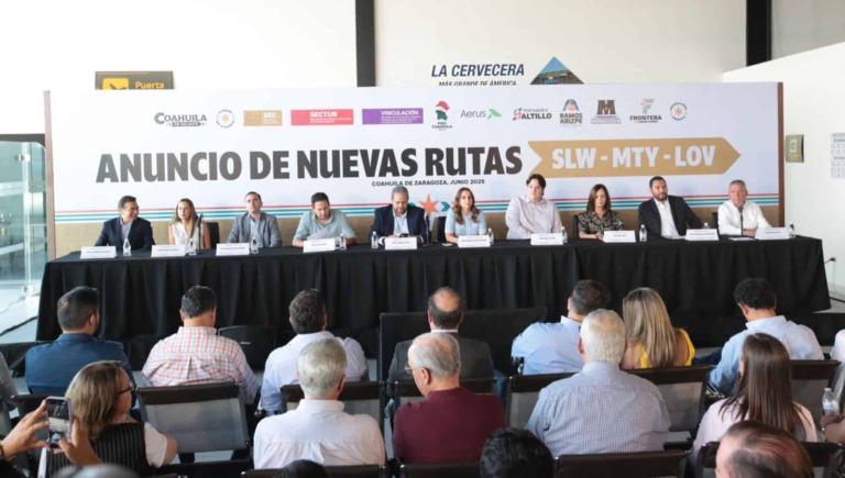 Nuevas rutas Monterrey–Saltillo y Monterrey–Monclova por Aerus