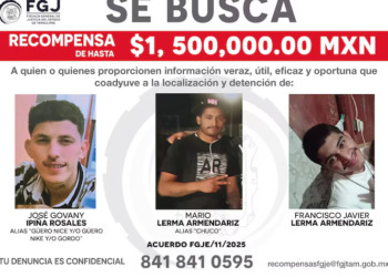 Ofrecen recompensa por multihomicidas del Grupo Fugitivo