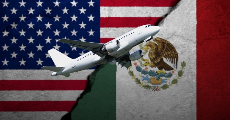 Conflicto aéreo entre México y Estados Unidos por traslado de carga