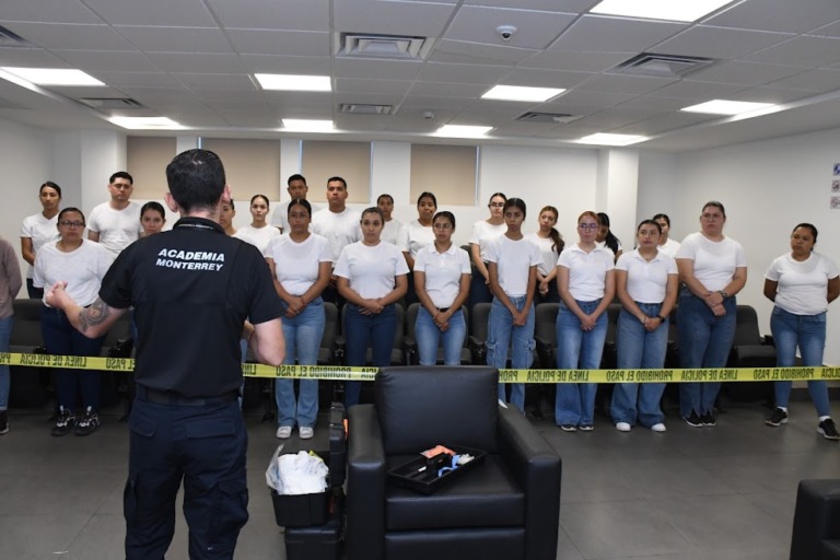 Ingresan 47 nuevos cadetes a Academia de Policía de Monterrey