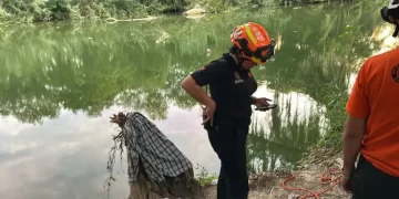 Muerte trágica por ahogamiento en Cadereyta, Nuevo León