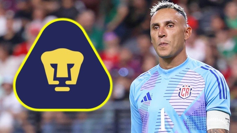 Pumas UNAM registra a Keylor Navas para el Apertura 2025