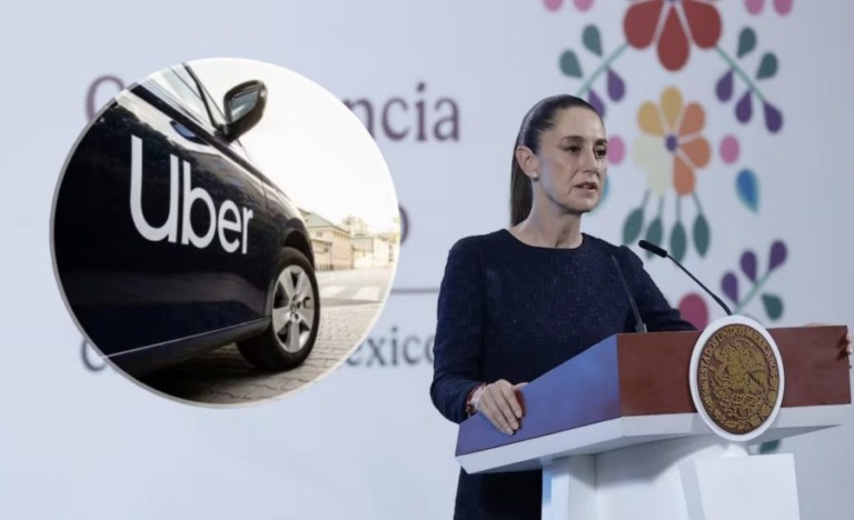 Sheinbaum exige a Uber asumir costos de reforma laboral sin afectar tarifas