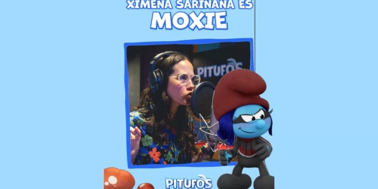 Ximena Sariñana da voz al personaje Moxie en la nueva película de Los Pitufos