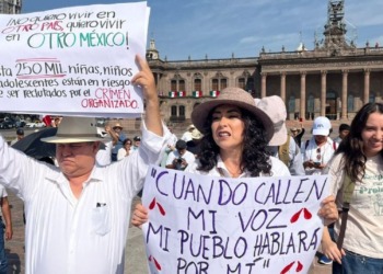 Ciudadanos y Generación Z se movilizan en Monterrey para exigir seguridad y justicia