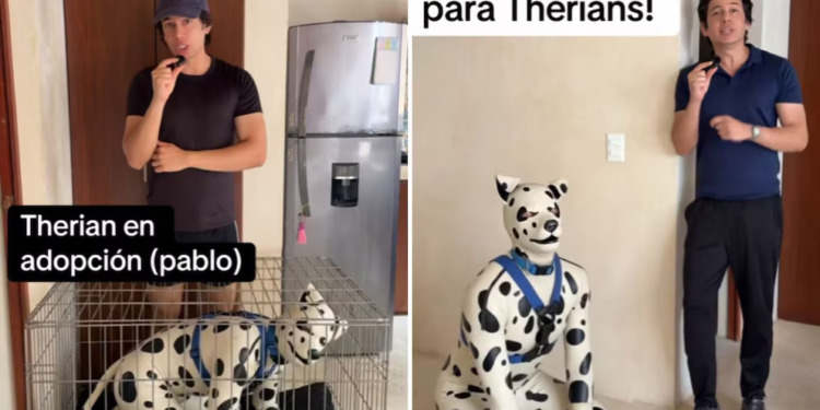 Hombre 'therian' que se identifica como dálmata busca adopción y cuidados