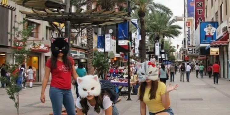 Jóvenes del movimiento Therian son captados en calles de Monterrey