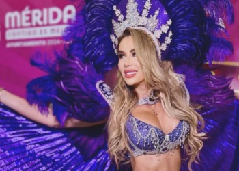 Ninel Conde sufre descarga eléctrica durante presentación en Carnaval de Mérida