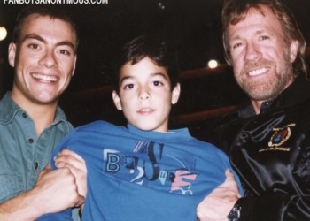 Jean-Claude Van Damme y Chuck Norris juntos