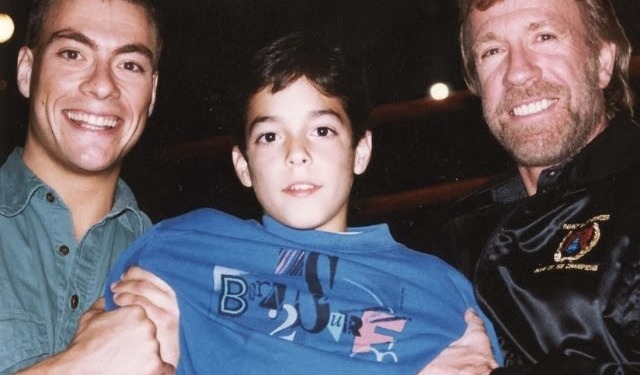 Jean-Claude Van Damme y Chuck Norris juntos