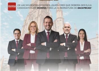 Ulises Mejía, aspirante de Morena a la gubernatura de Zacatecas.