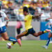 Jugadora de América durante el partido en el Apertura 2026