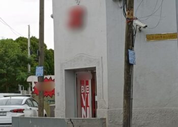 Sucursal bancaria en Juárez, Nuevo León.