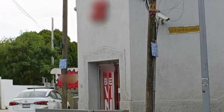 Sucursal bancaria en Juárez, Nuevo León.
