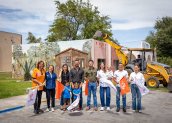 Inicio de la construcción de la Casa del Adulto Mayor en General Terán