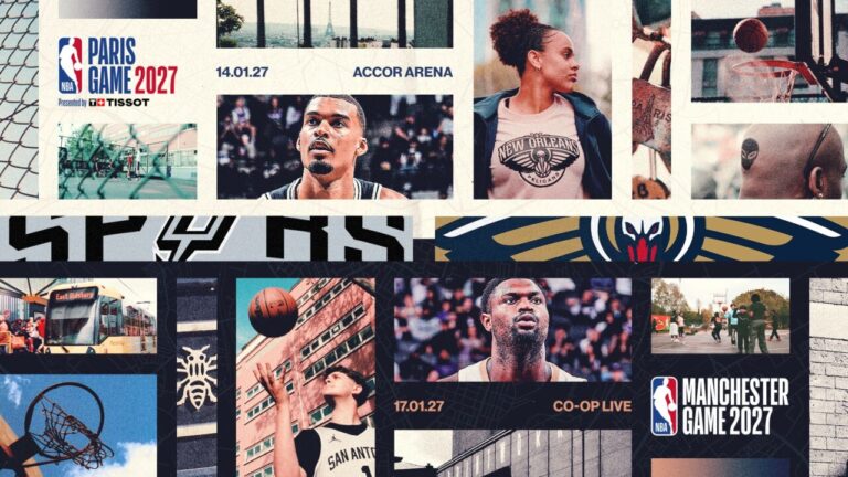 NBA llevará partidos de temporada regular a Europa en 2027