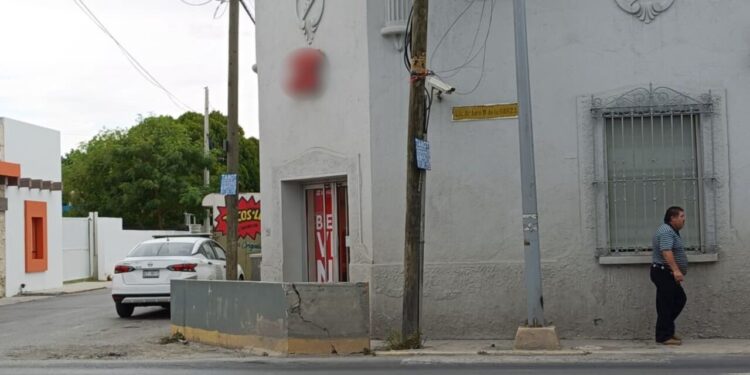 Sucursal bancaria en Juárez, Nuevo León.