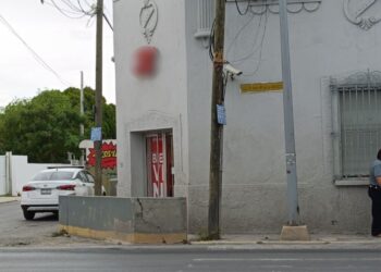 Sucursal bancaria en Juárez, Nuevo León.
