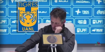 Guillermo Barros Schelotto en conferencia de prensa