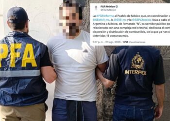 Fernando N traslado a México por contrabando de combustible