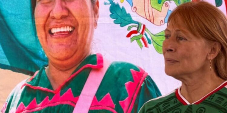 Tatiana Clouthier en recorridos por Nuevo León