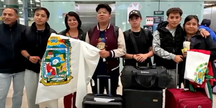 Repatriación de estudiantes de Puebla tras sismo en Colombia
