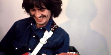 George Harrison durante una entrevista en 1969.