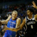 Kyle Singler durante un partido de baloncesto