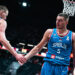 Nikola Jovic en un partido de la NBA con el Miami Heat.