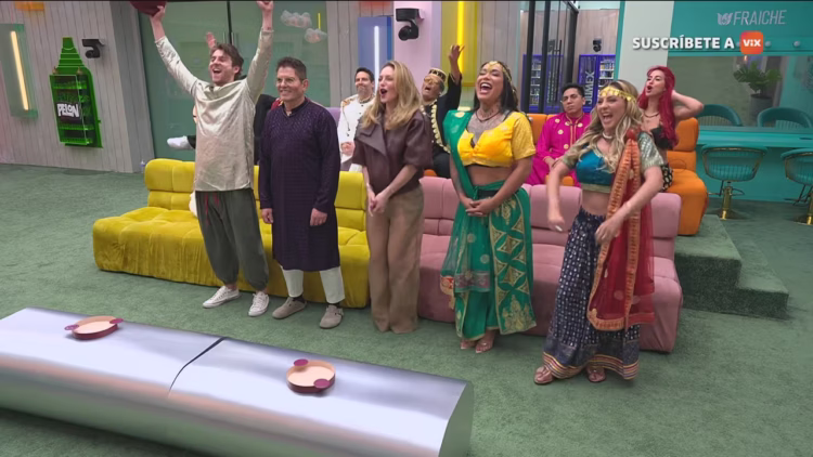 Celebración de la fiesta temática de la India en La Casa de los Famosos