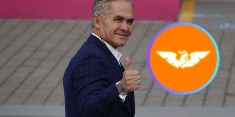Miguel Ángel Mancera durante un evento de Movimiento Ciudadano