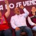Andrés Mijes en evento político en García, Nuevo León.