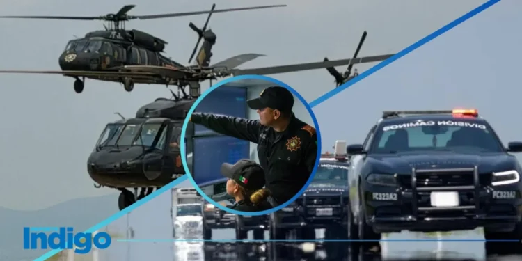 Patrullaje de Fuerza Civil en carreteras de Nuevo León