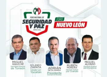 Anuncio del Foro Nacional de Seguridad y Paz en Monterrey.