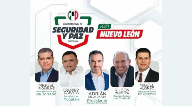 Anuncio del Foro Nacional de Seguridad y Paz en Monterrey.