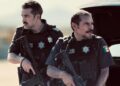 Alfonso Herrera en el set de filmación de La Captura
