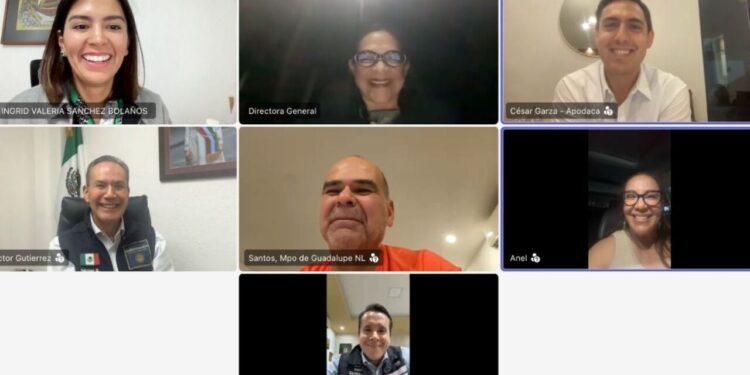 Reunión virtual de la CFE con autoridades de Nuevo León