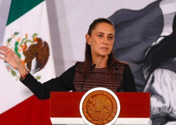 Claudia Sheinbaum Pardo en conferencia de prensa