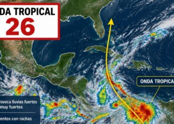 Onda tropical 26 causa lluvias intensas en sureste México