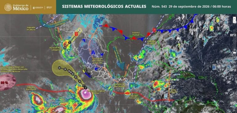 NUEVO FRENTE FRÍO SE ACERCA A NUEVO LEÓN; LLUVIAS MÁS PROBABLES DEL 1 AL 3 DE OCTUBRE