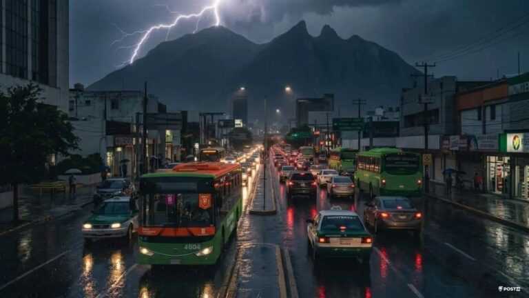 Protección Civil emite alerta por lluvias y rachas ante primer frente frío en Nuevo León