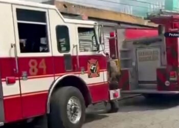 Incendio en fábrica de San Nicolás de los Garza