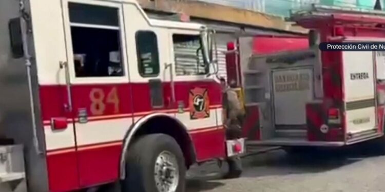 Incendio en fábrica de San Nicolás de los Garza