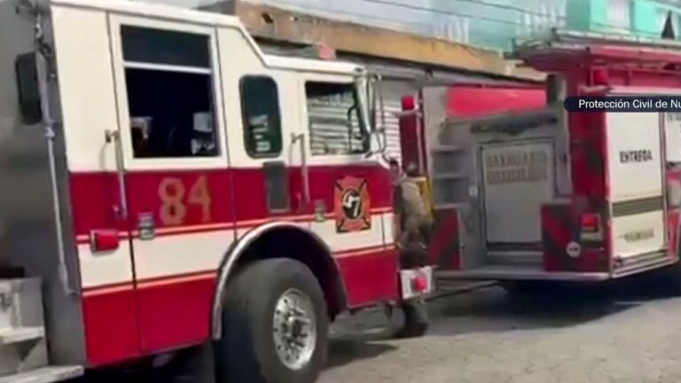 Incendio en fábrica de San Nicolás de los Garza